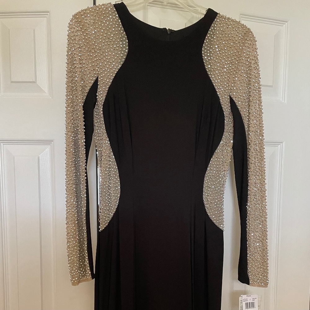 Evening dress black/gold